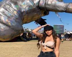 She visited Empire Polo Club Coachella in April of 2019.